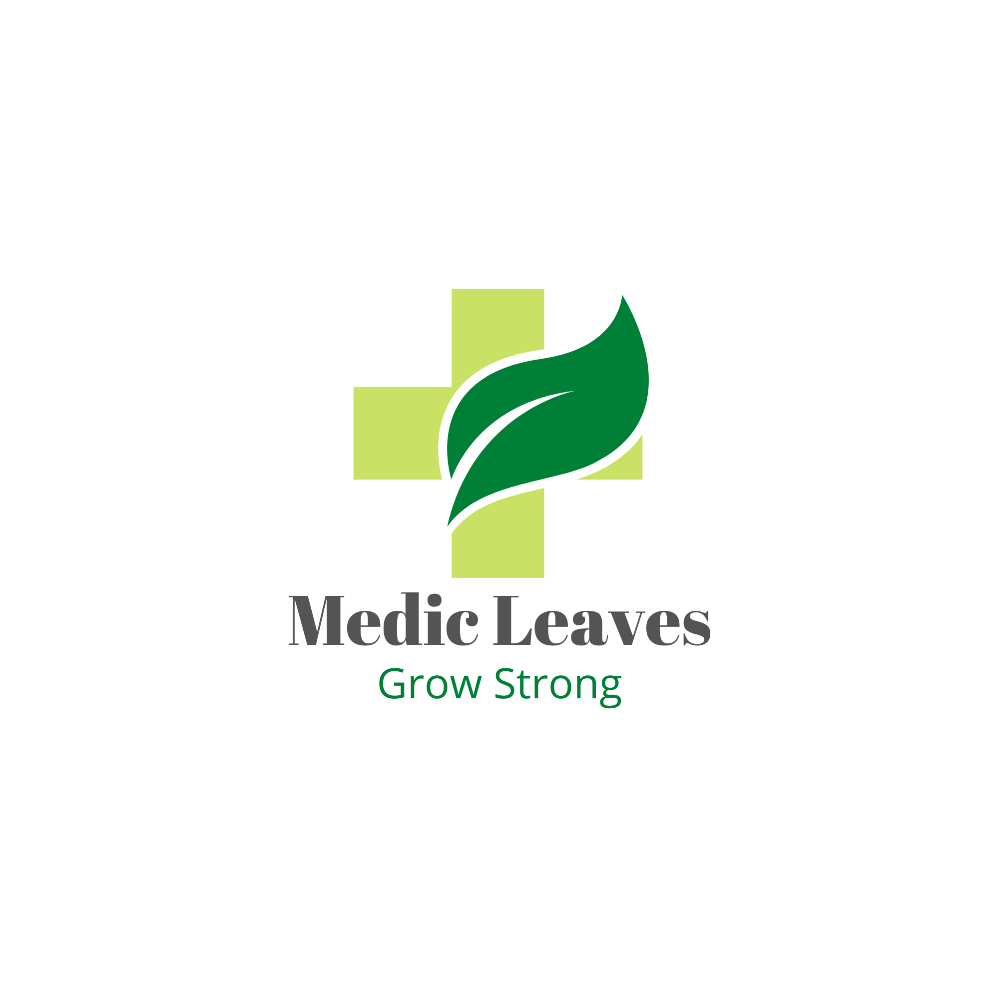 Medic Leaves logo embroidery before and after digitizing before
