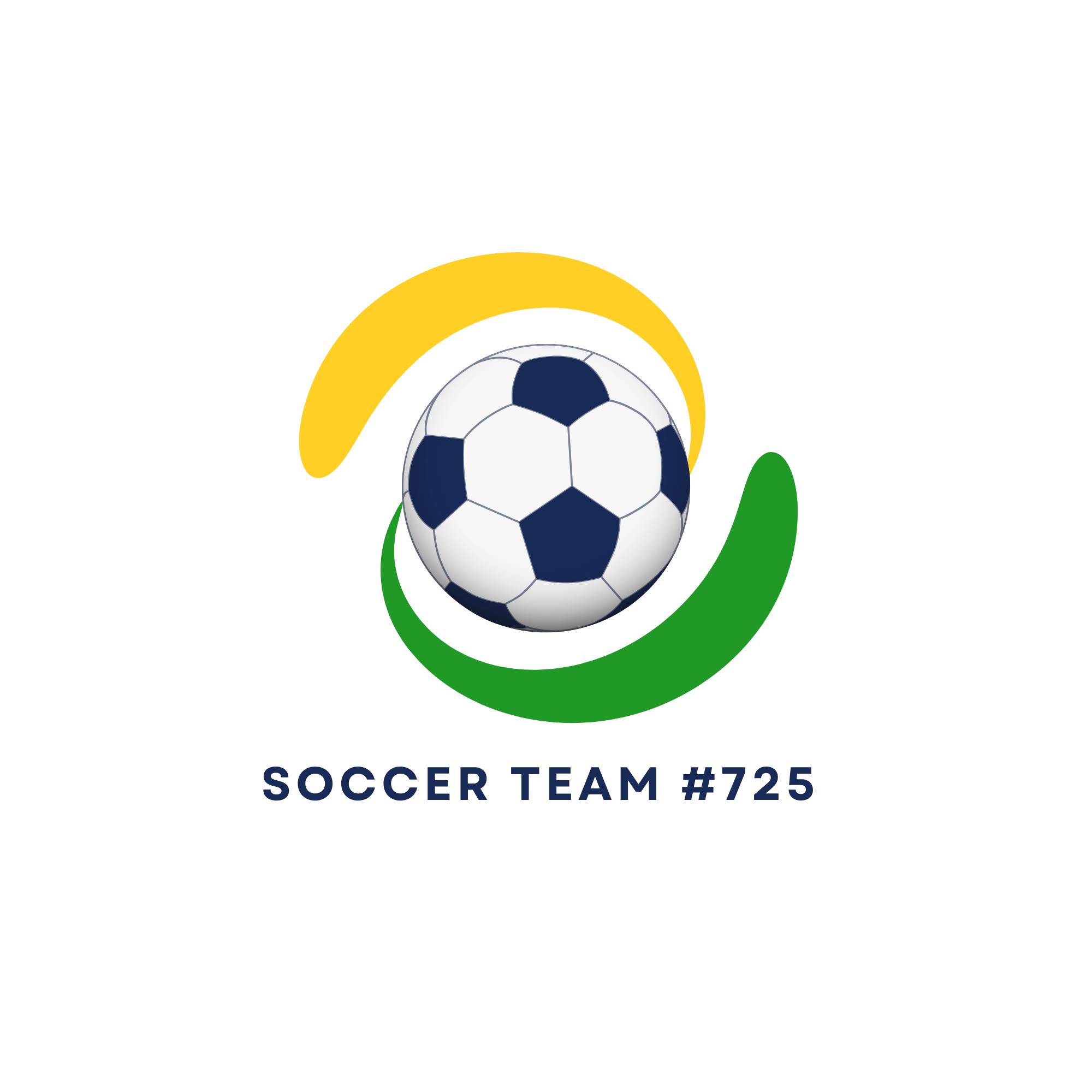 Soccer team logo before and after vectorizing before